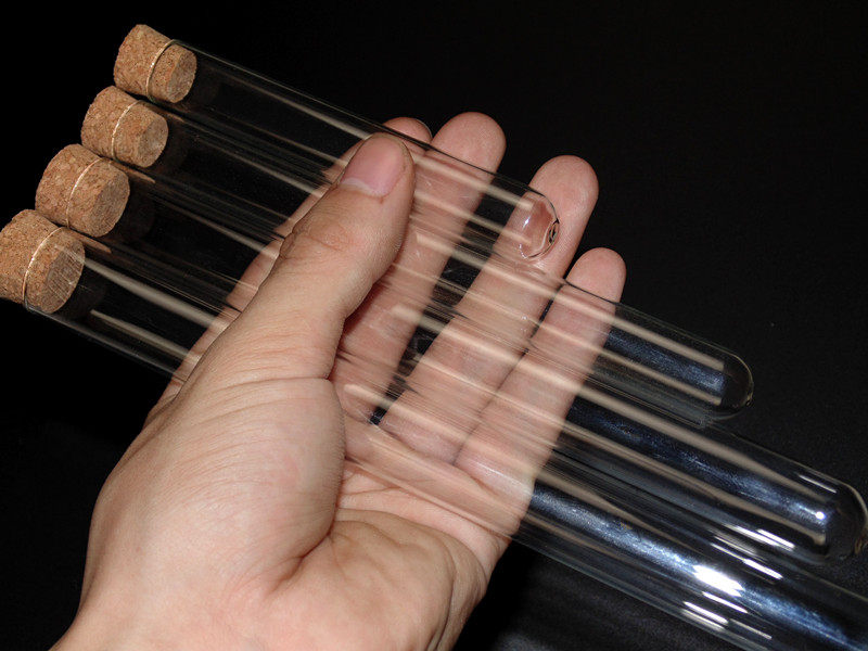 圆底试管 木塞试管30*200 耐高温加厚玻璃大试管120ml 化学实验用