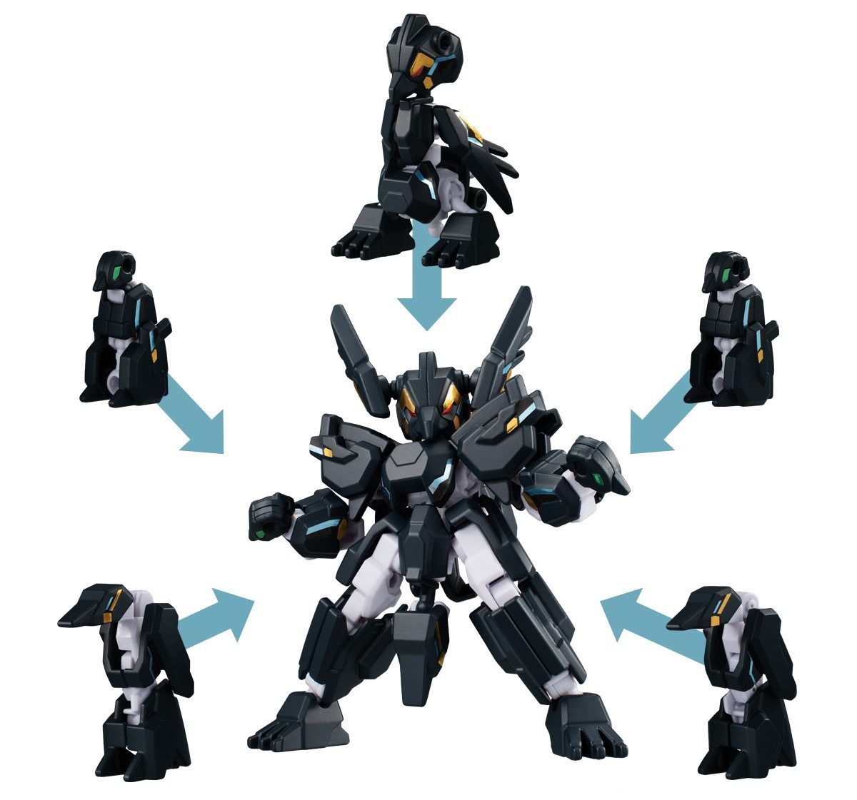 动物万代食玩animagear变形机器人机甲第六盒蛋盒蛋