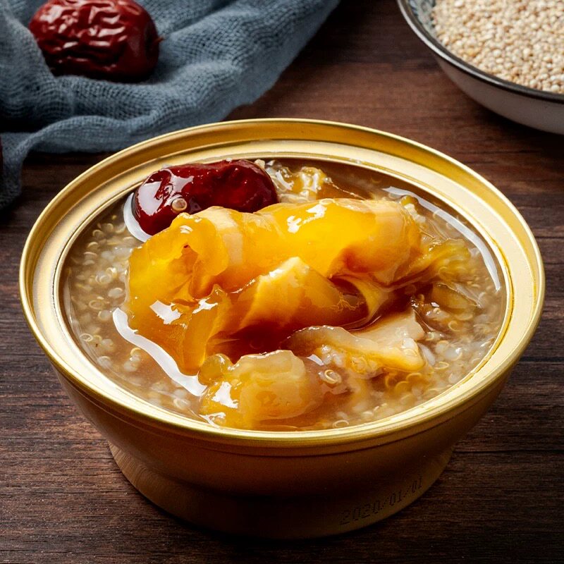 即食鱼胶孕妇滋补胶原蛋白椰汁藜麦桂圆莲子花胶