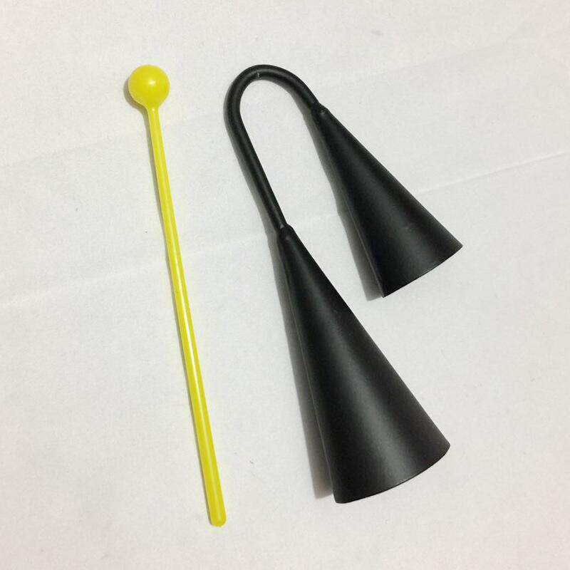 包邮奥尔夫乐器喇叭筒儿童打击乐器响筒金属双响双音打击乐器