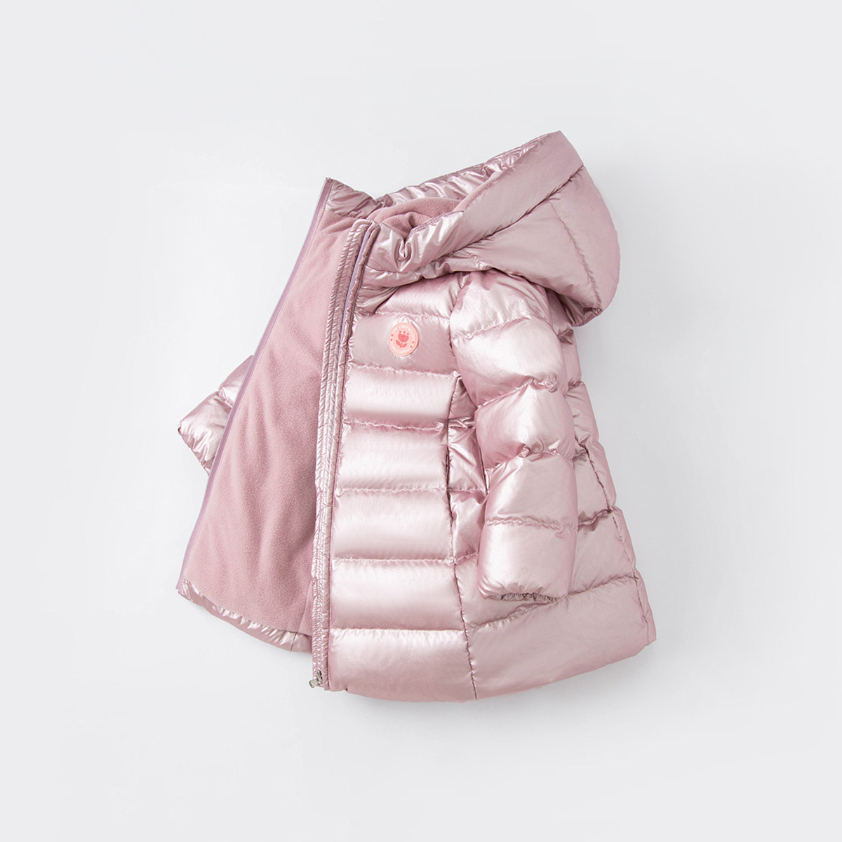 戴维贝拉儿童羽绒服2021冬装新款中大童女女童羽绒羽绒服