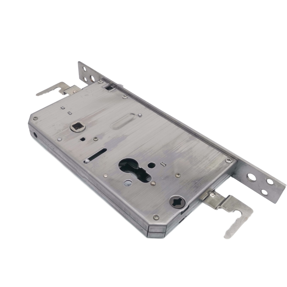 厂家直销指纹专用盼盼小帅替换开孔锁体双活双机械门锁