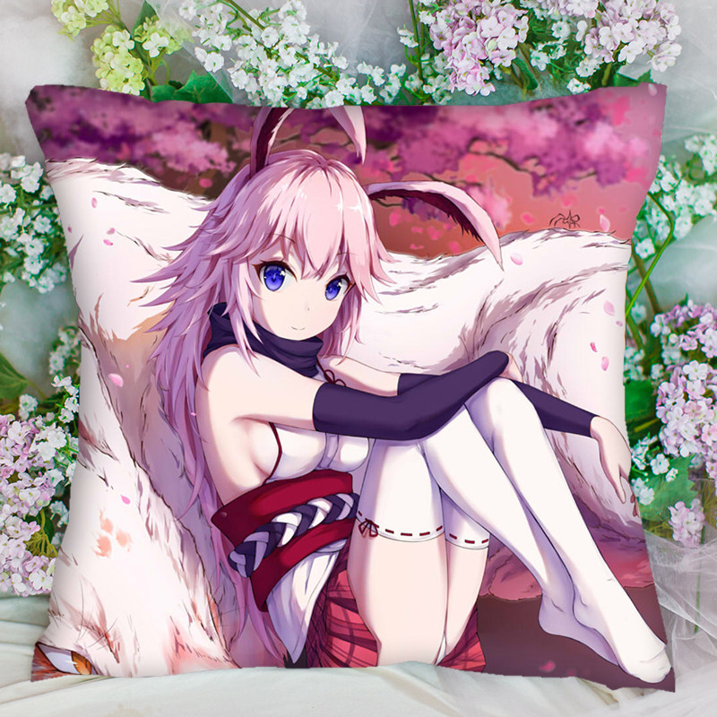 八重樱抱枕动漫靠枕 崩坏3琪亚娜雷电芽衣德丽莎方形抱枕周边定制