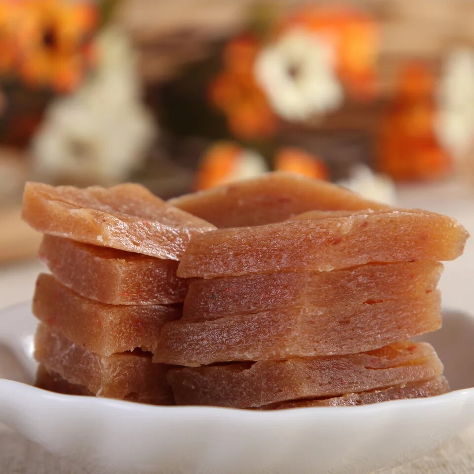 浦城特产酸枣糕 木樨园桂花酸枣糕 简装野生南酸枣糕500克x2包