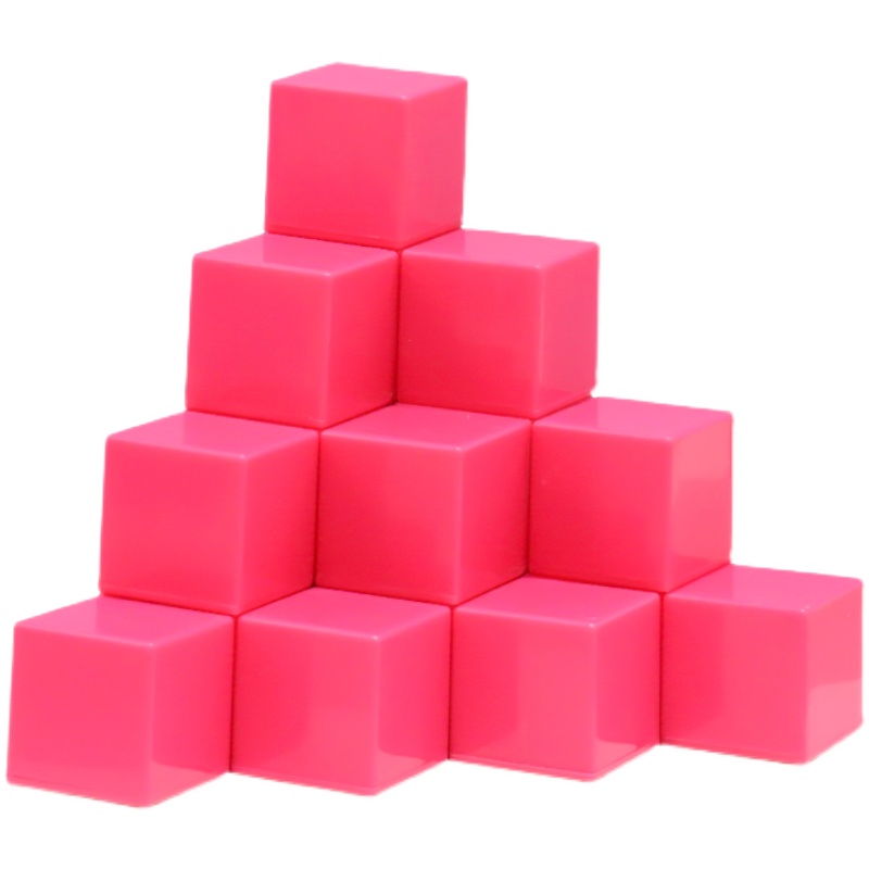 六面磁性正方体学具磁力厘米小方块立方体小学数学教具立体几何体