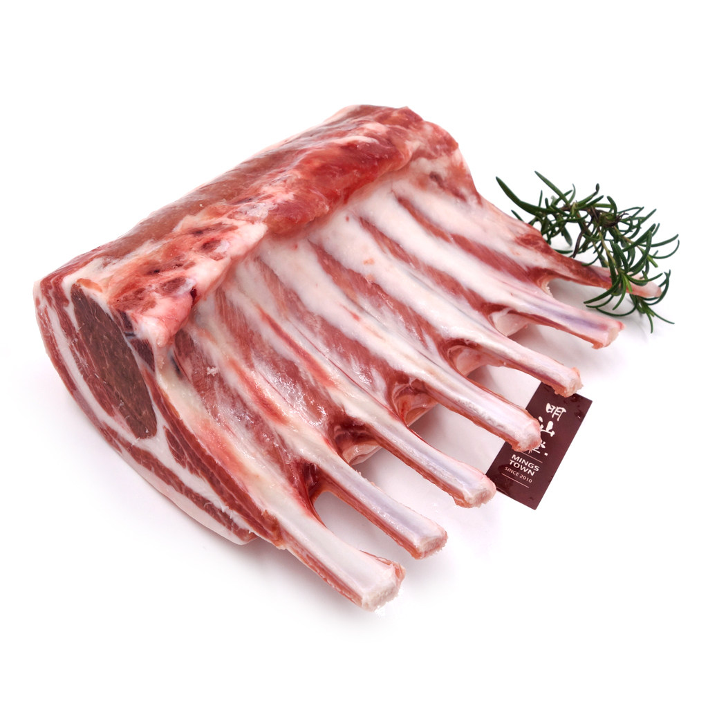 明汕堂 内蒙古法式羊排 新鲜羔羊肉 冷冻羊排 烧烤食材法排1.7kg