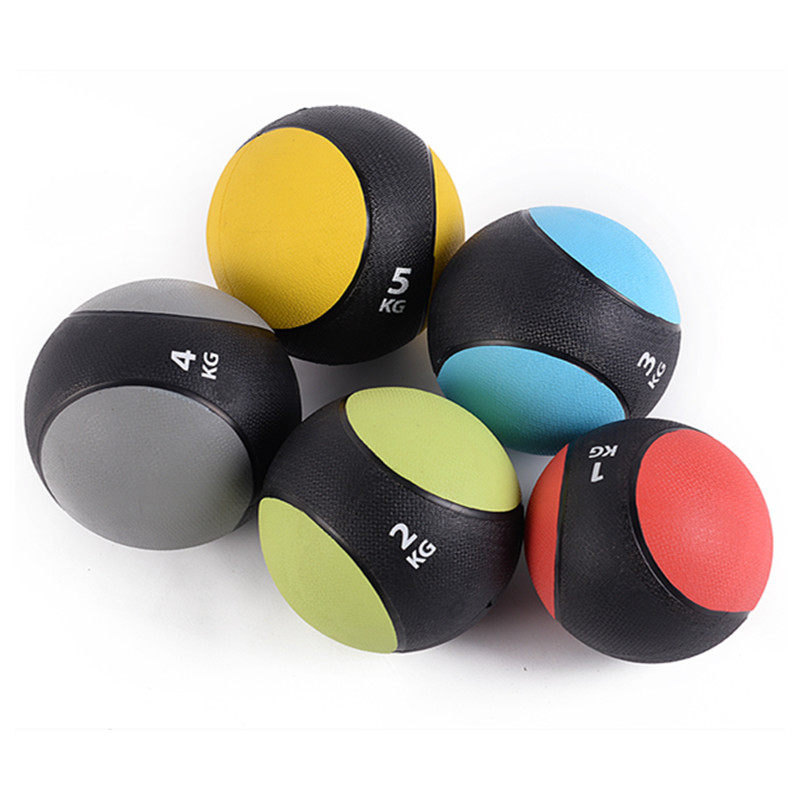 健身球橡胶实心球重力重量球药健身房私教健身球