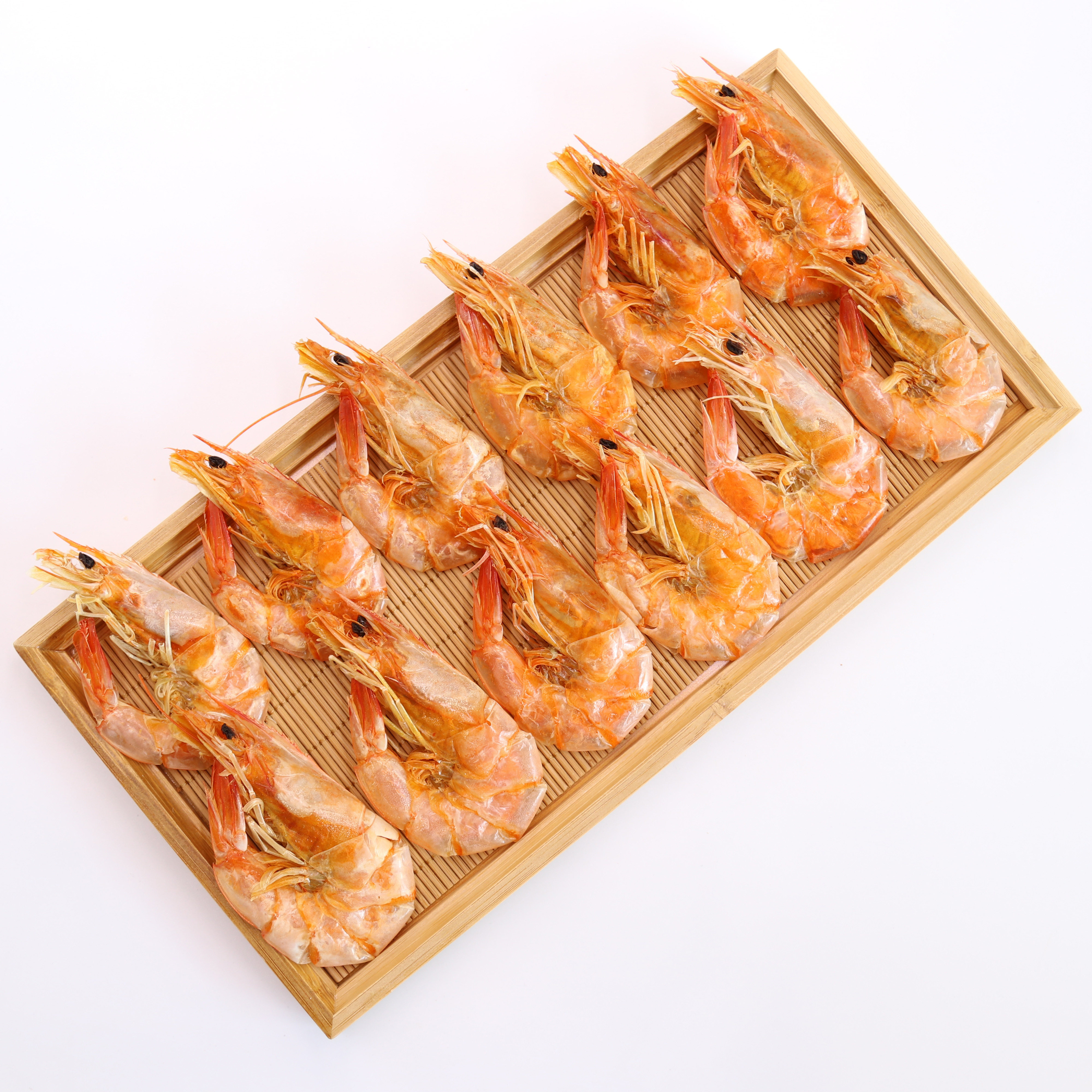 烤虾虾干即食干虾碳烤海鲜干货台州特产海对虾虾干