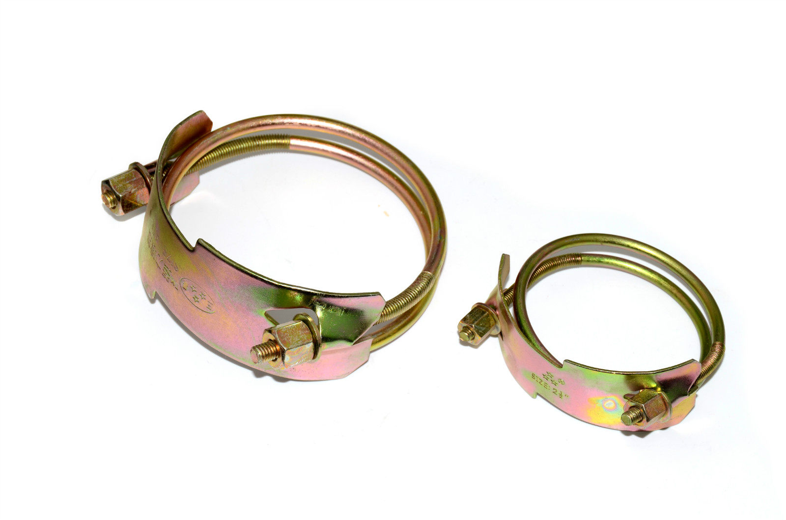 三星老虎夹喉箍双钢丝卡箍油管卡子抱箍管箍胶管夹箍管扣固定卡扣