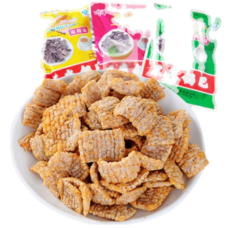 川洋黑米锅巴26克香味麻辣辣味膨化食品休闲四川成都膨化食品