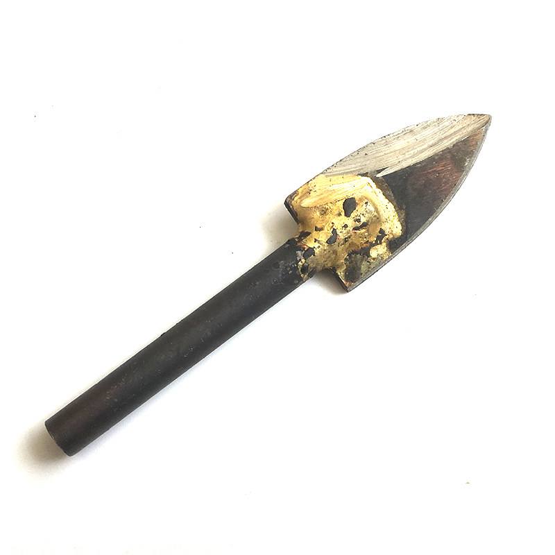 根雕木雕雕刻刀 电动木工打胚电动刀头修光 直磨机6mm杆 焊尖刃刀