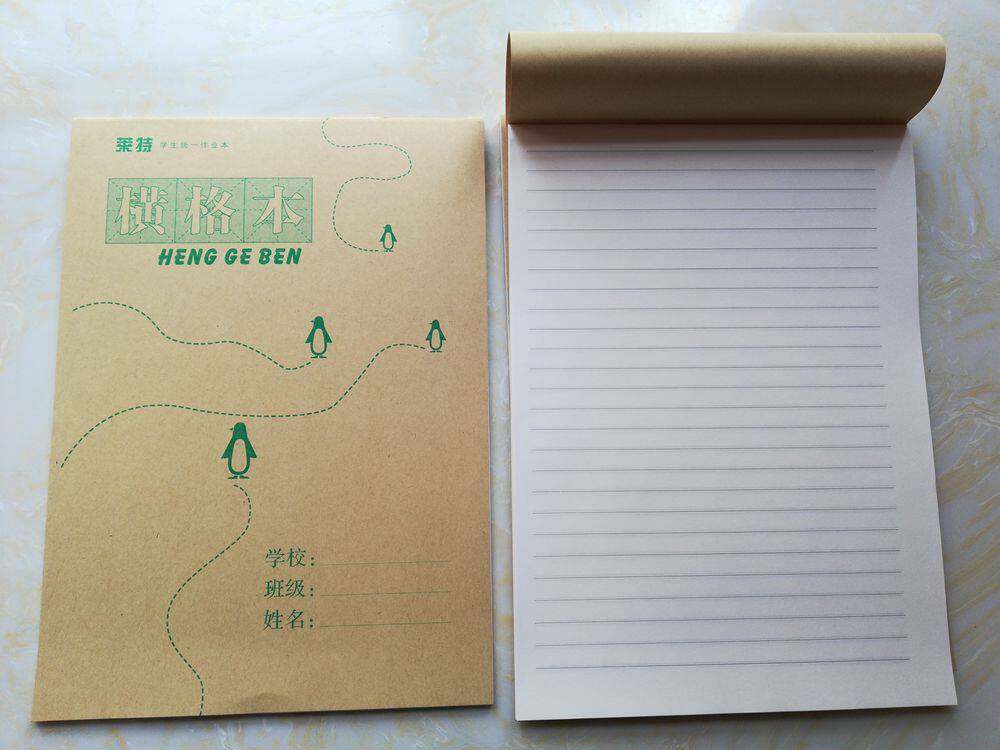 莱特学生统一作业本双面课业hb205s横格本语文文科课业本