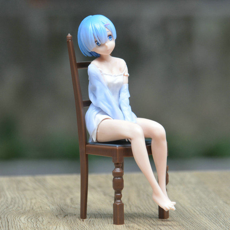 从零开始异世界生活椅子蕾姆雷姆生日蛋糕压泡面手办模型摆件