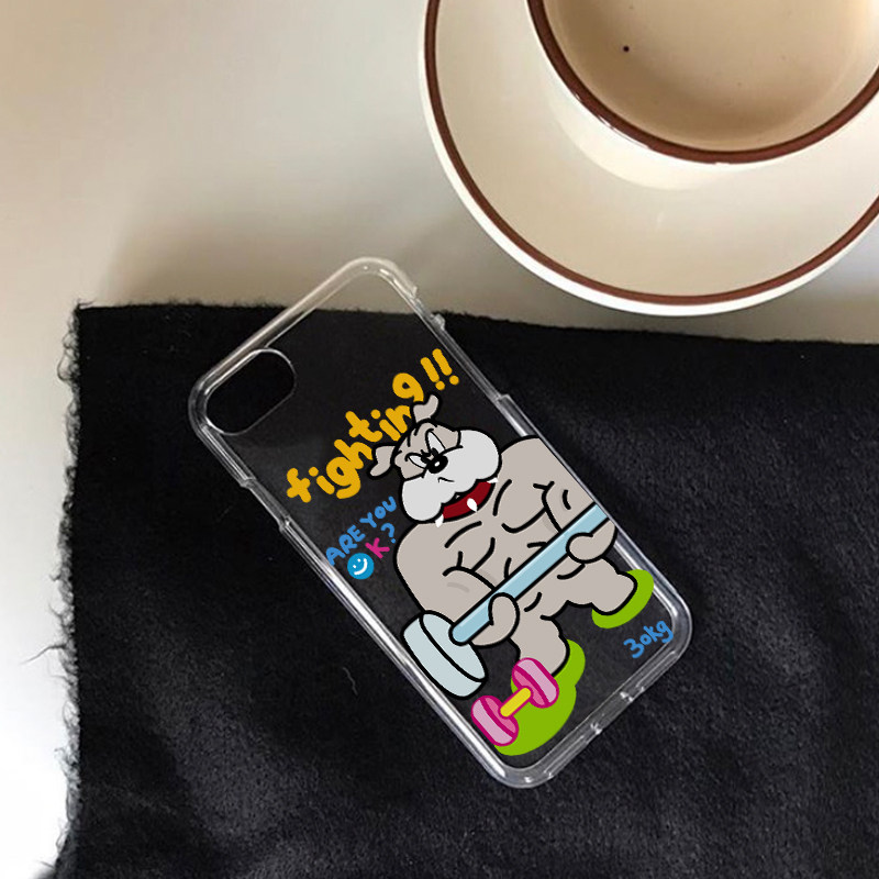 搞笑iphone12手机壳xsmax适用xr搞怪苹果78plus11promini13透明