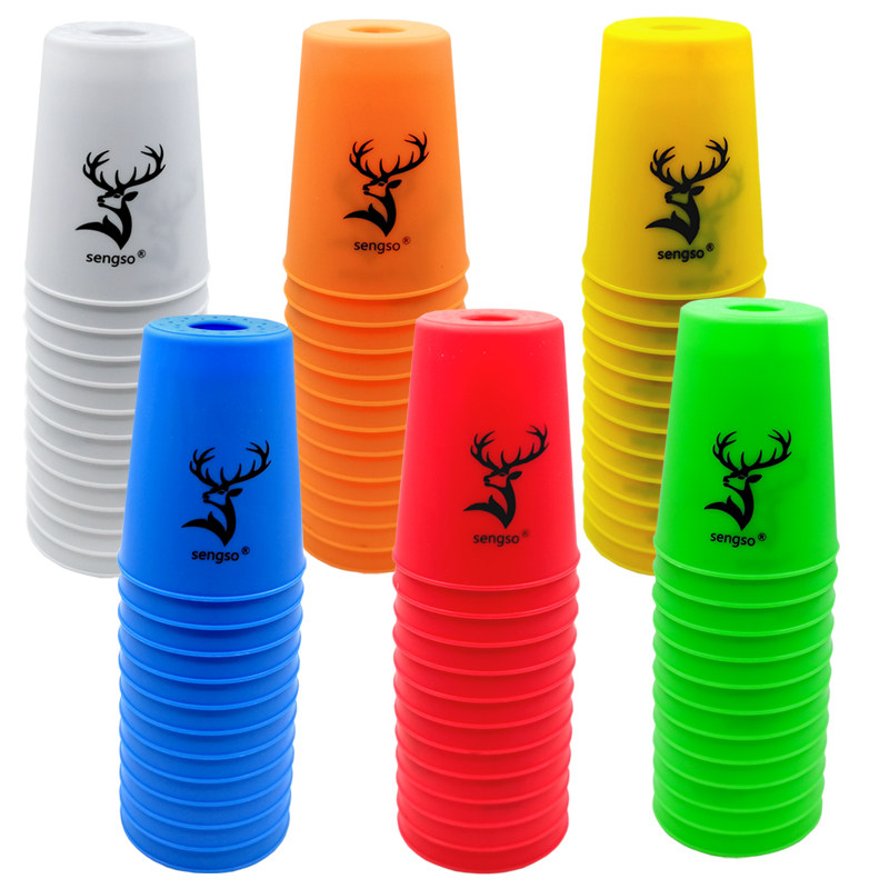 圣手手儿童速比赛专用飞叠杯套装幼儿园学生叠叠魔方