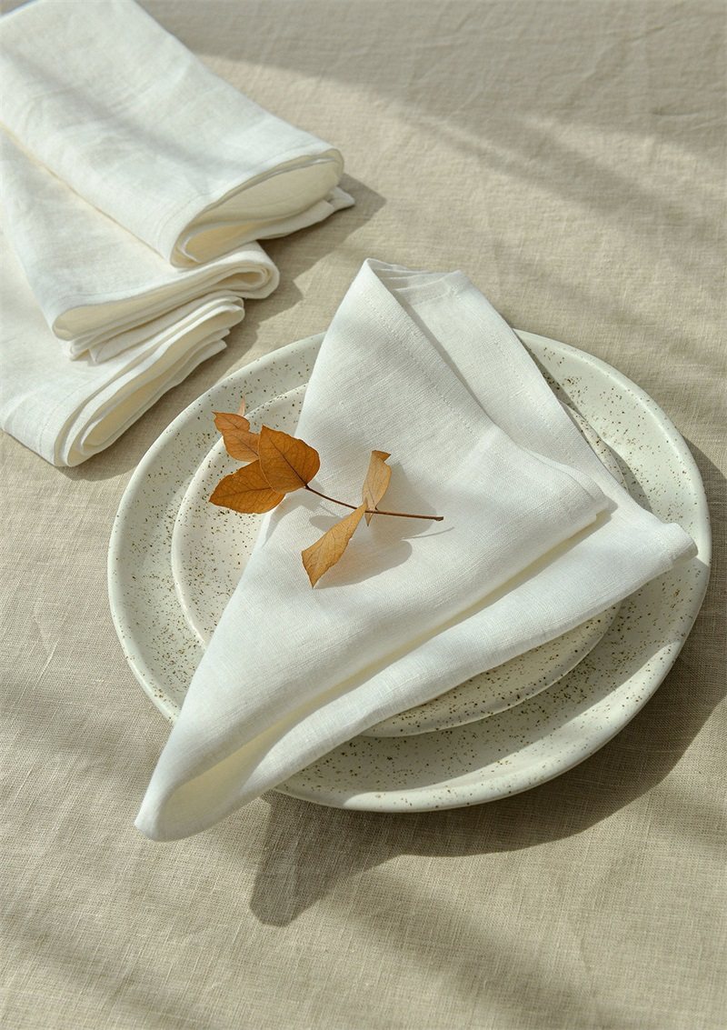 餐巾法国进口原料亚麻欧式外贸口杯布直销直销餐巾