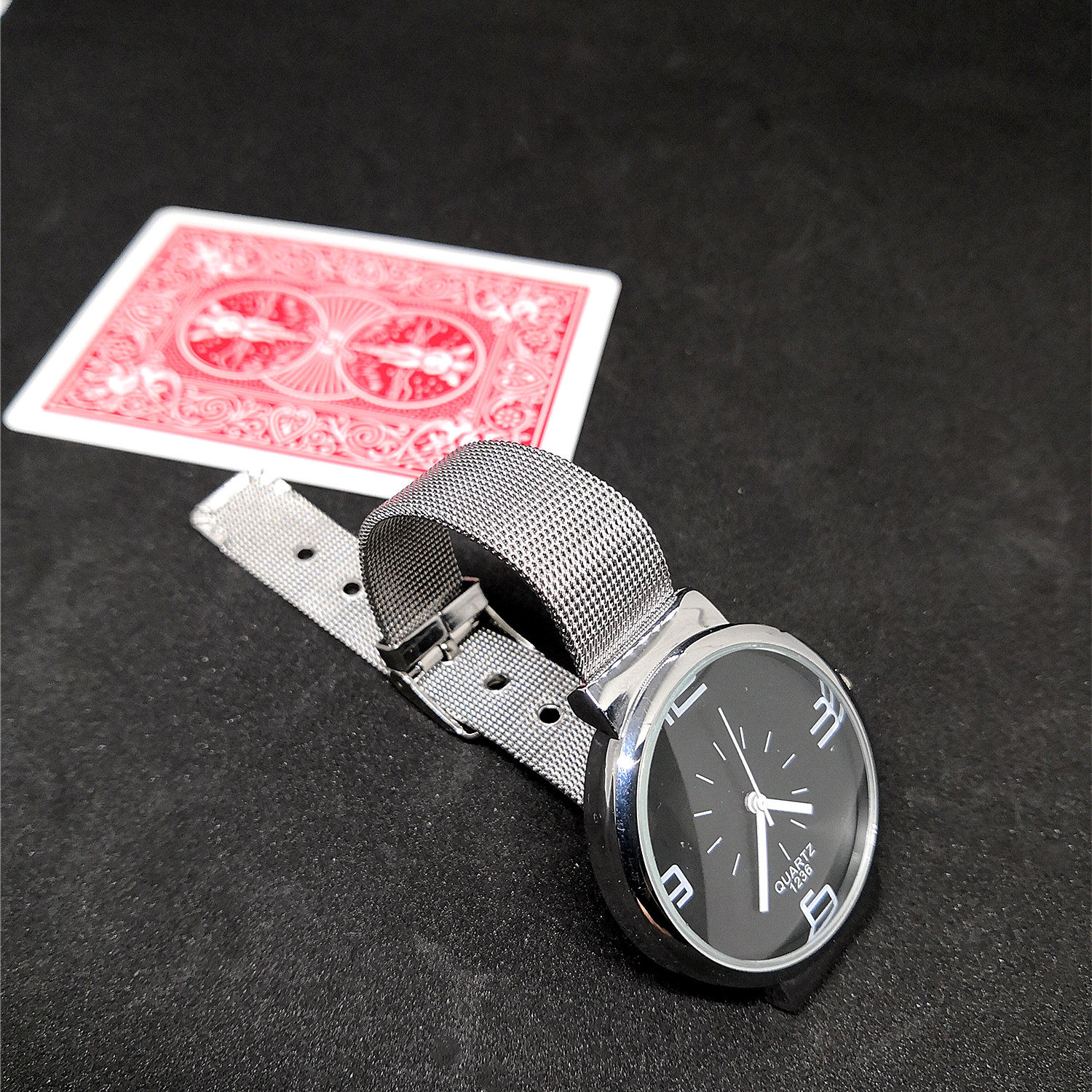 魔术道具watchthis表看牌变手表扑克生活化视觉魔术道具