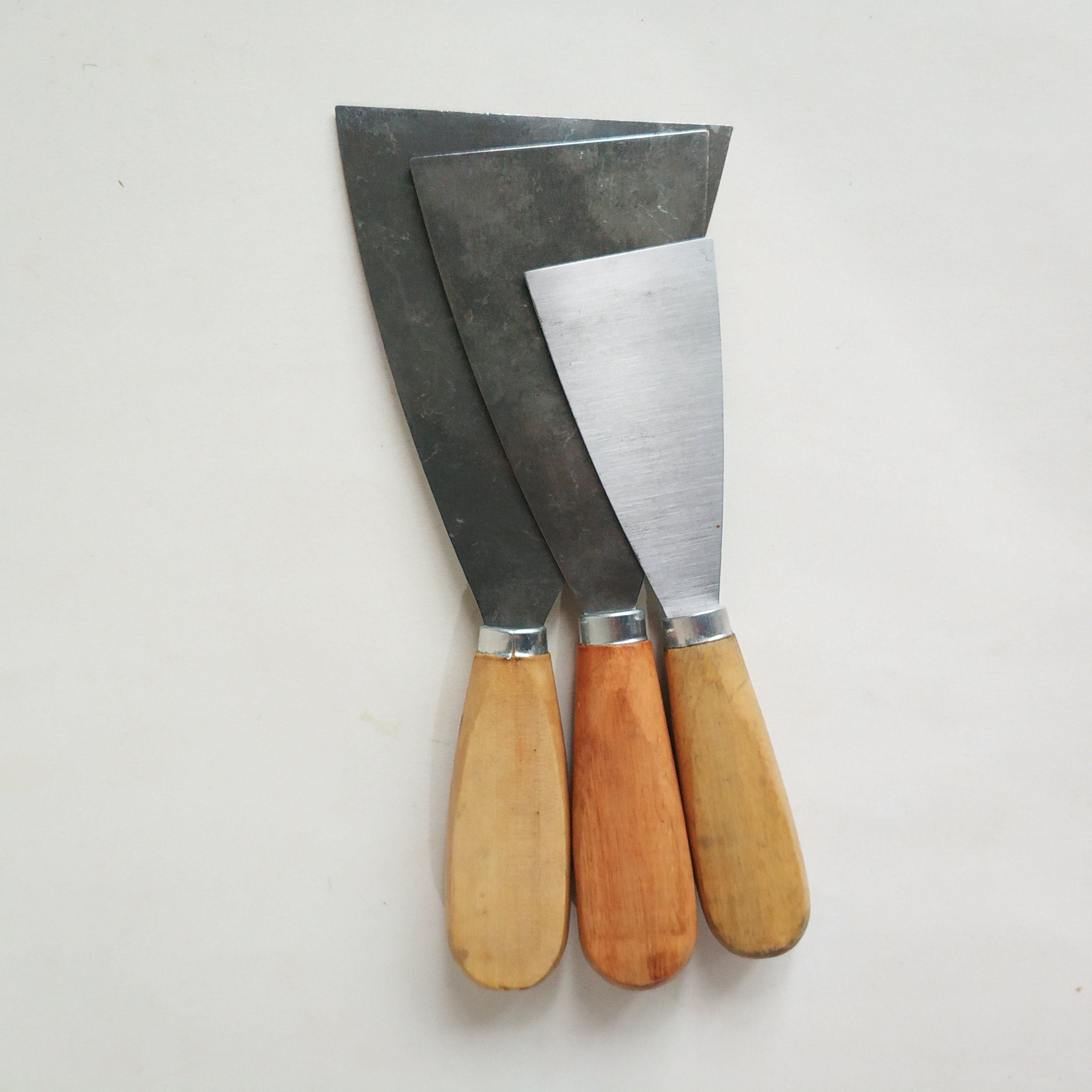 油灰工具油漆油漆工清洁铲子墙填缝铲刀木柄刮刀油灰刀