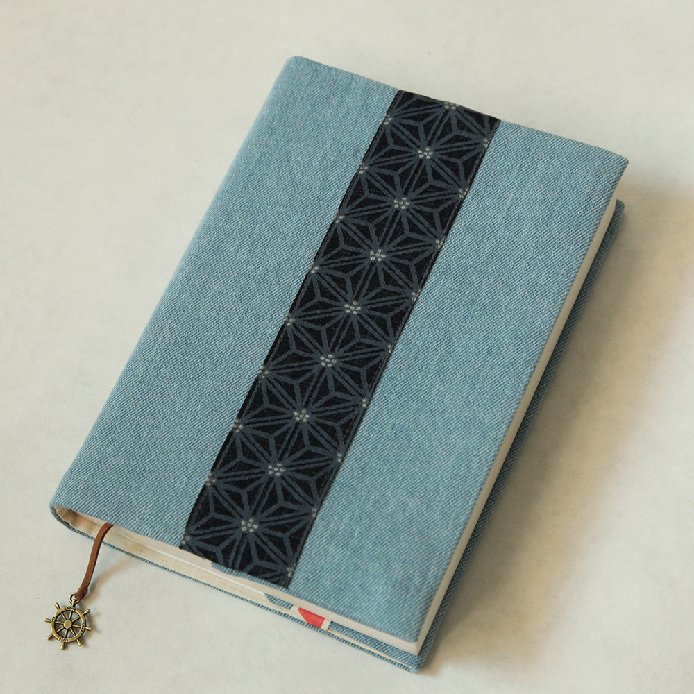 echokid手工书套手帐封皮布艺书皮书衣海绵垫