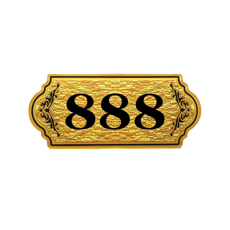 门牌号酒店餐厅vip包厢数字ktv美容包房茶楼标志牌