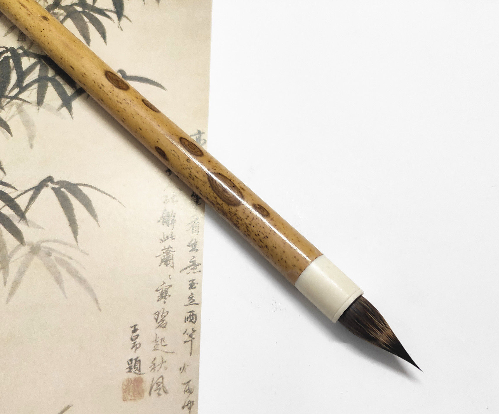 毛笔纯紫毫兔毫短锋蒜头鸡距笔小楷小行行草手札毛笔