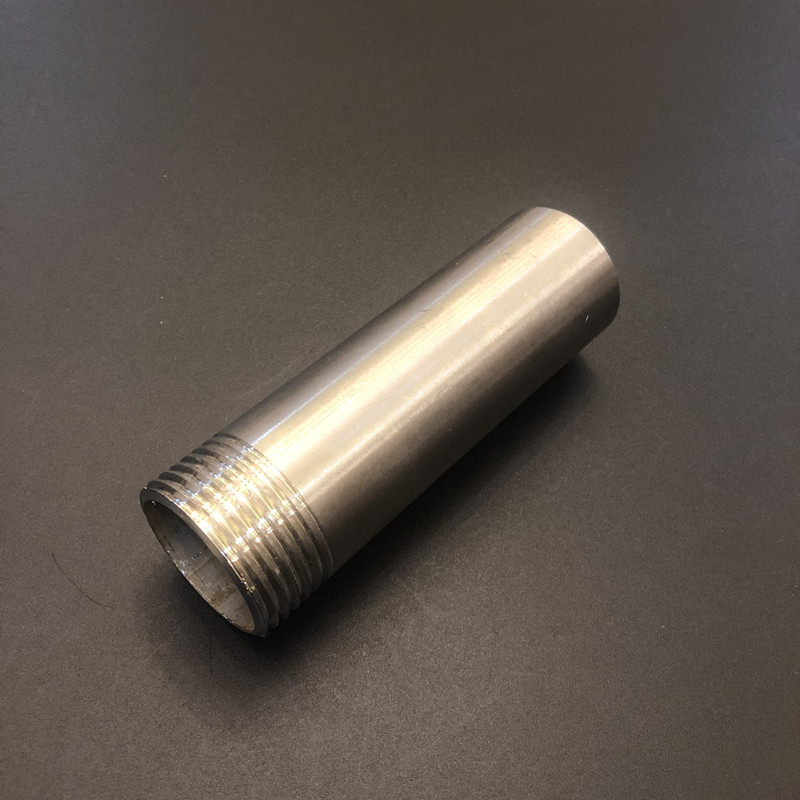 150mm水管接头 201 304不锈钢15015公分长单头丝 1寸 加长单头丝 - 痕