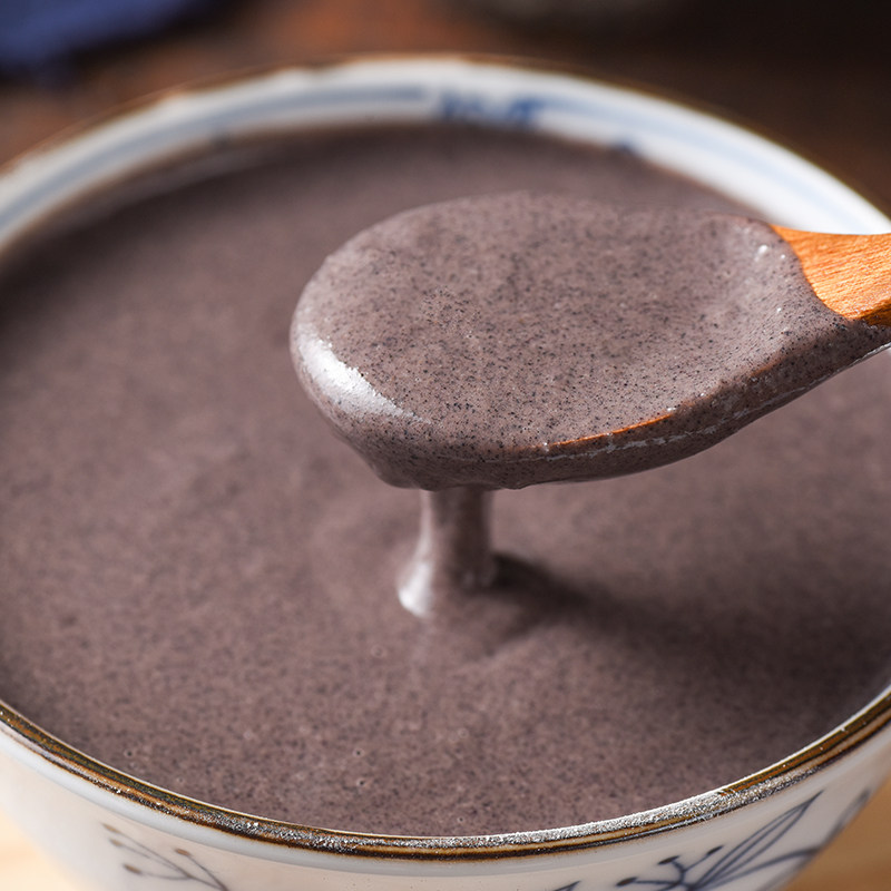 芝麻现磨熟黑核桃粉桑黑米黑豆豆粉早餐五谷杂粮天然粉粉食品