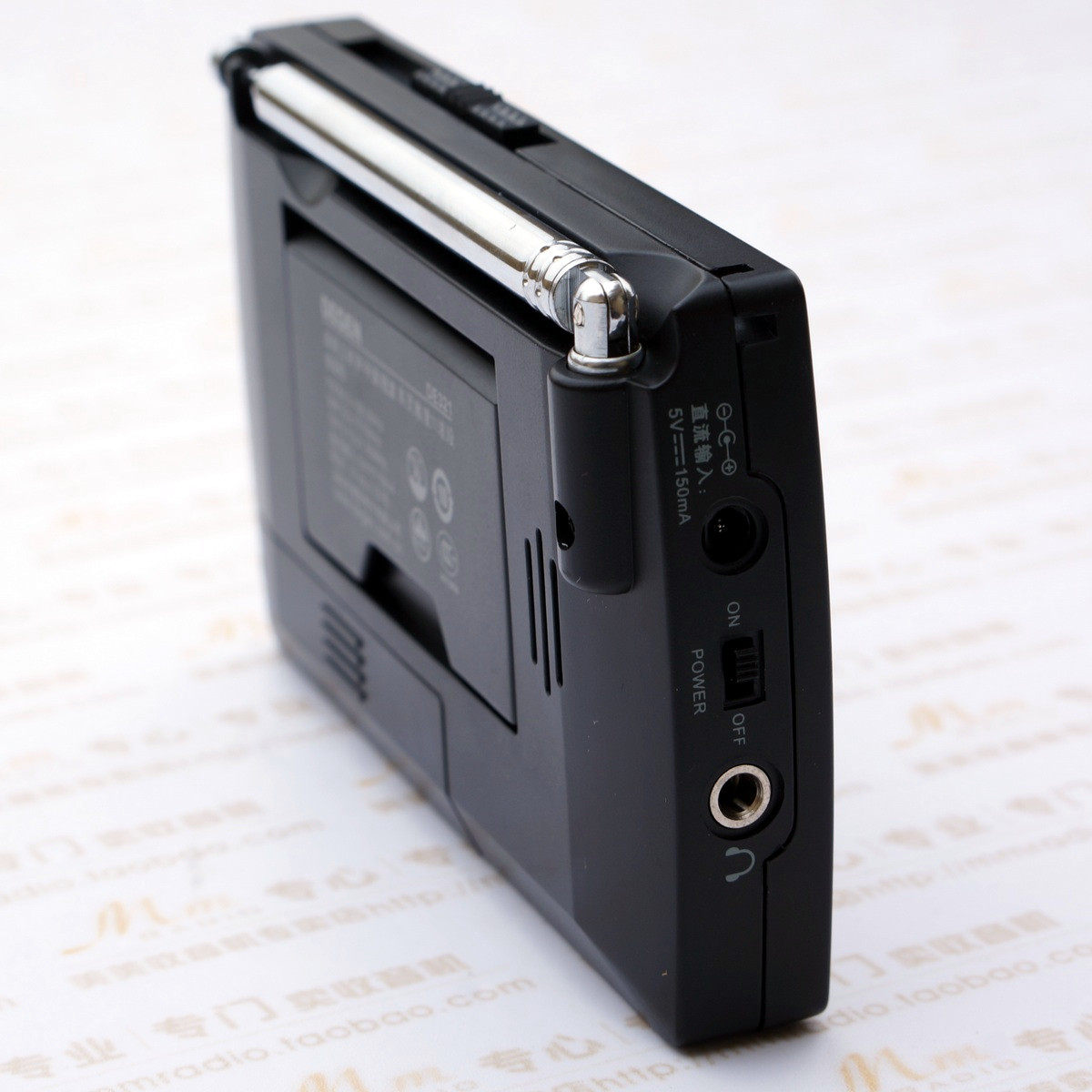 degen/德劲 de321超薄调频立体声11波段校园广播dsp老人收音机