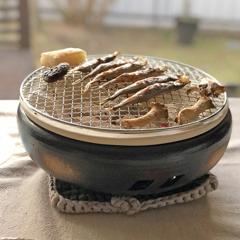 烤炉日本进口万古烧炭炉烧烤木炭碳炉炭火日式烧烤炉