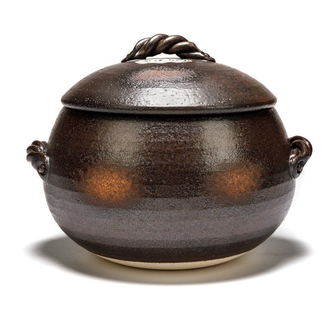 日本进口万古烧家用燃气煤气灶专用煲汤煲仔饭炖砂锅