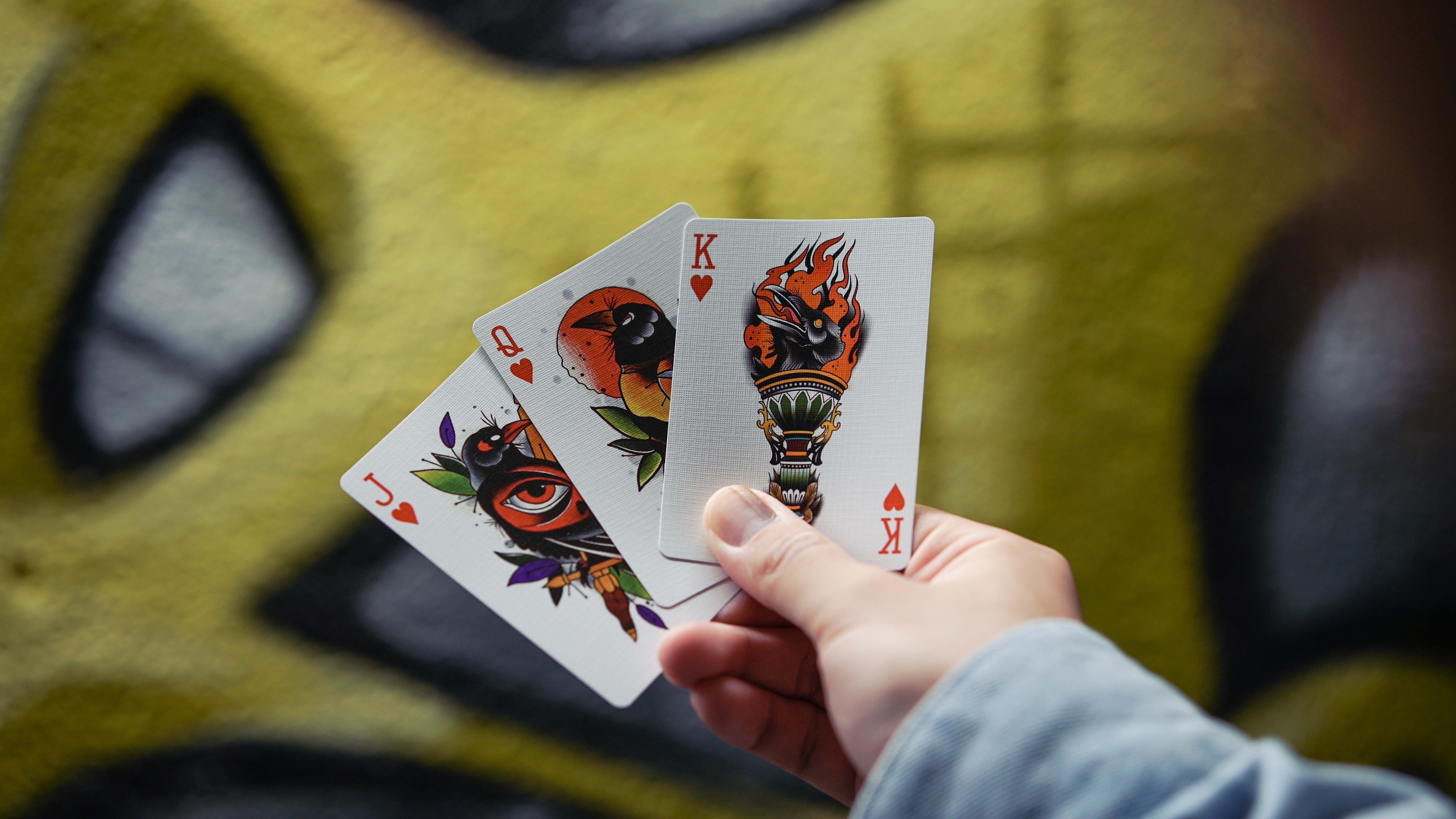 纸牌培根扑克bpcc出品crowdeck乌鸦花切魔术扑克牌魔术道具