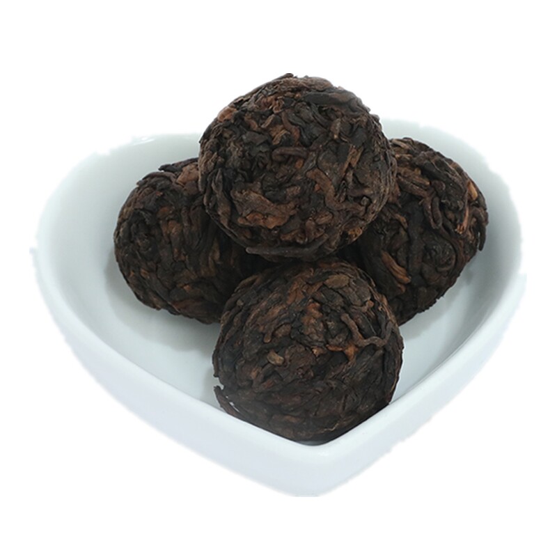 98年冰岛古树普洱球茶球形熟茶云南手工龙珠茶叶罐