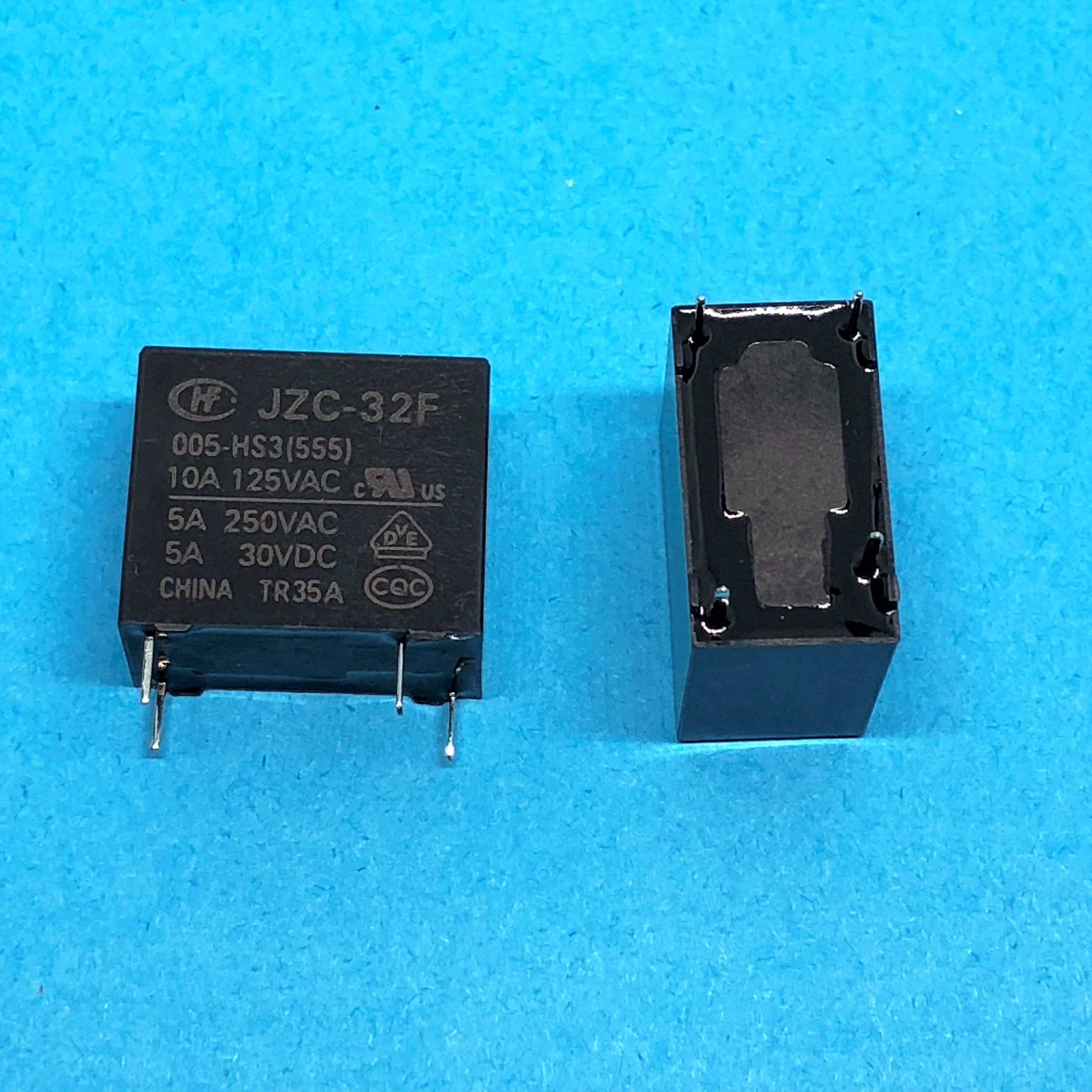 宏发继电器jzc32f005hs34脚5ahf32f005hs3继电器