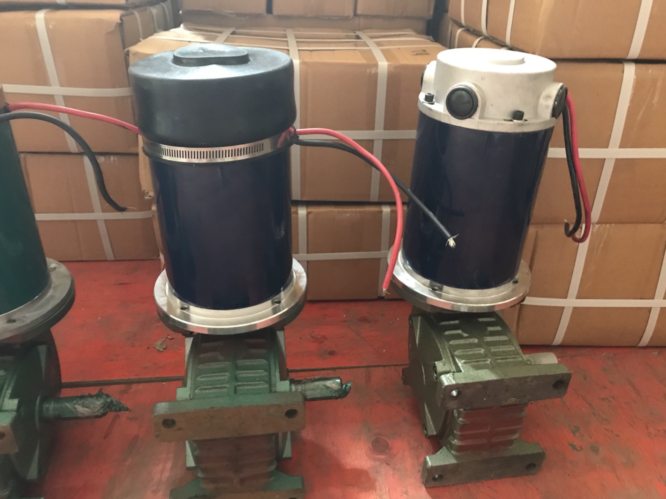新款渣土车自动篷布电机 遥控卷篷电机24v800w翻斗自卸货车配件