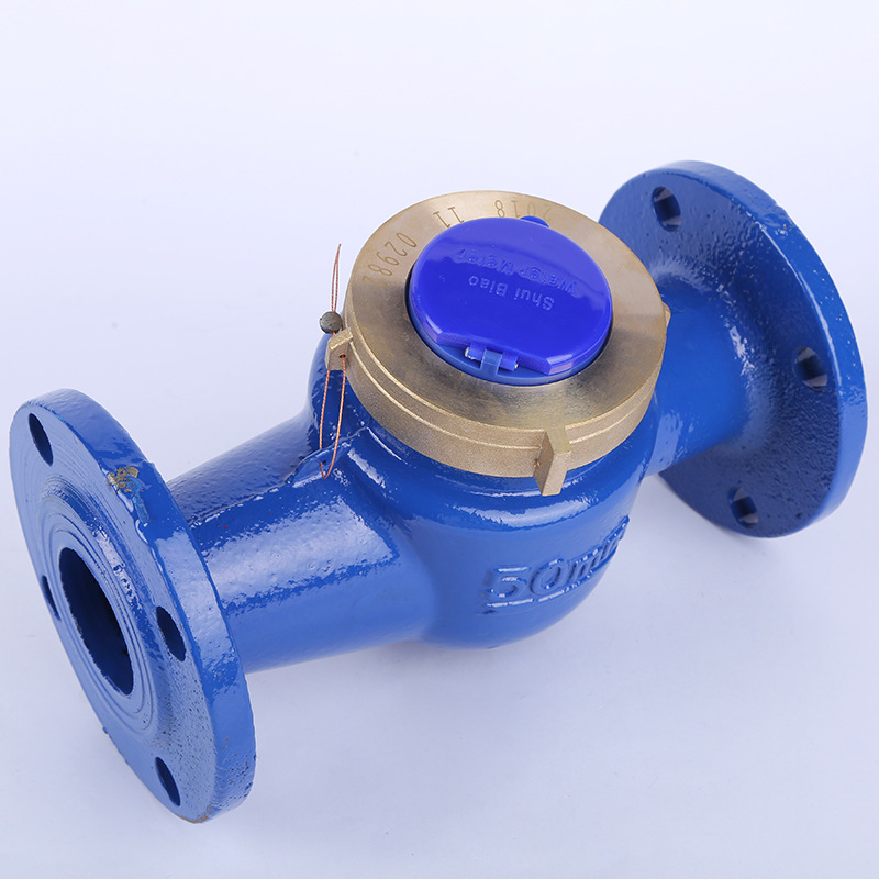 铸铁旋翼式螺翼式法兰水表 可拆式干式冷水表dn50/65/80/100/150