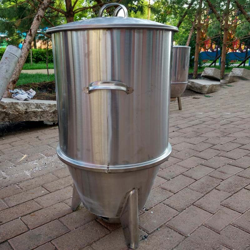 吊炉烧烤炉多功能家用炭火熏肉焖烤炉不锈钢无烟户外小型烧烤吊炉