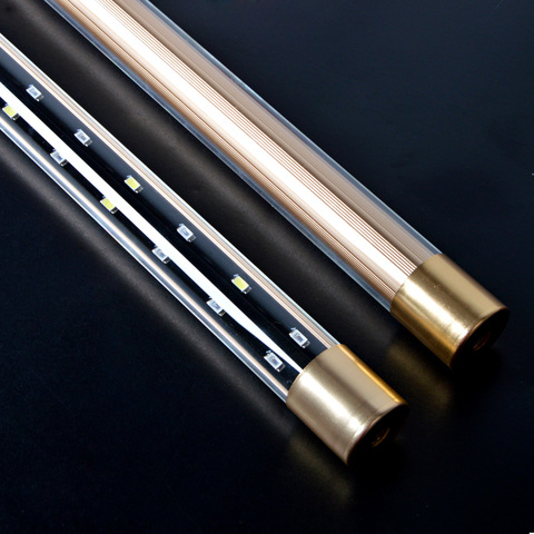 西龙鱼缸潜水灯变色led水草灯七彩照明水族箱造景灯龙鱼防水灯管