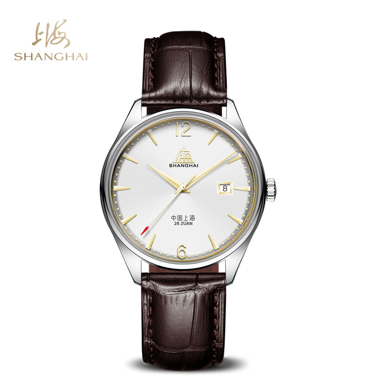 【致敬-创历者】上海手表男机械A581复刻防水官方正品国产爸爸表
