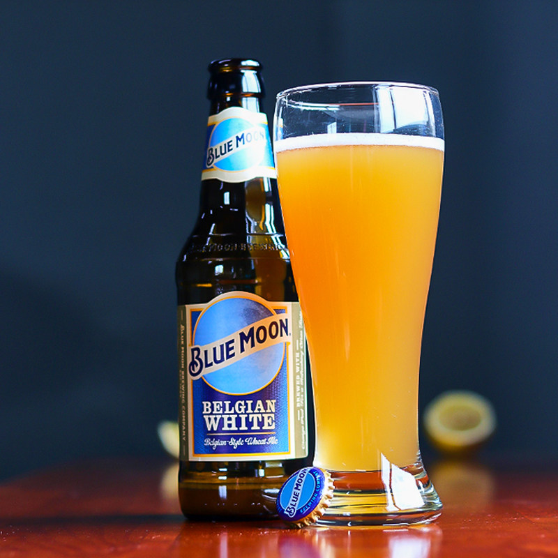 新日期日期bluemoon蓝月布鲁姆比利时风味小麦白精酿啤酒啤酒