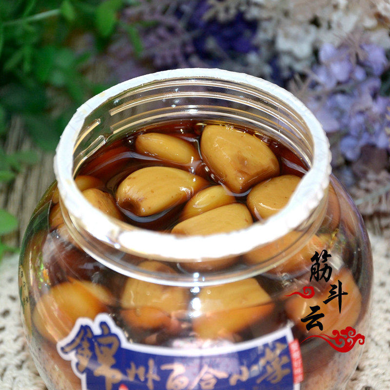 锦州百合小菜陈醋450g糖醋蒜瓣腊八蒜醋泡蒜酱菜