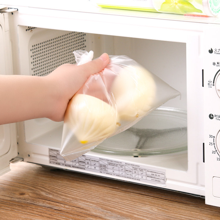 食品保鲜袋大卷家用厨房用冰箱微波炉水果蔬菜巧撕一次性保鲜厚袋