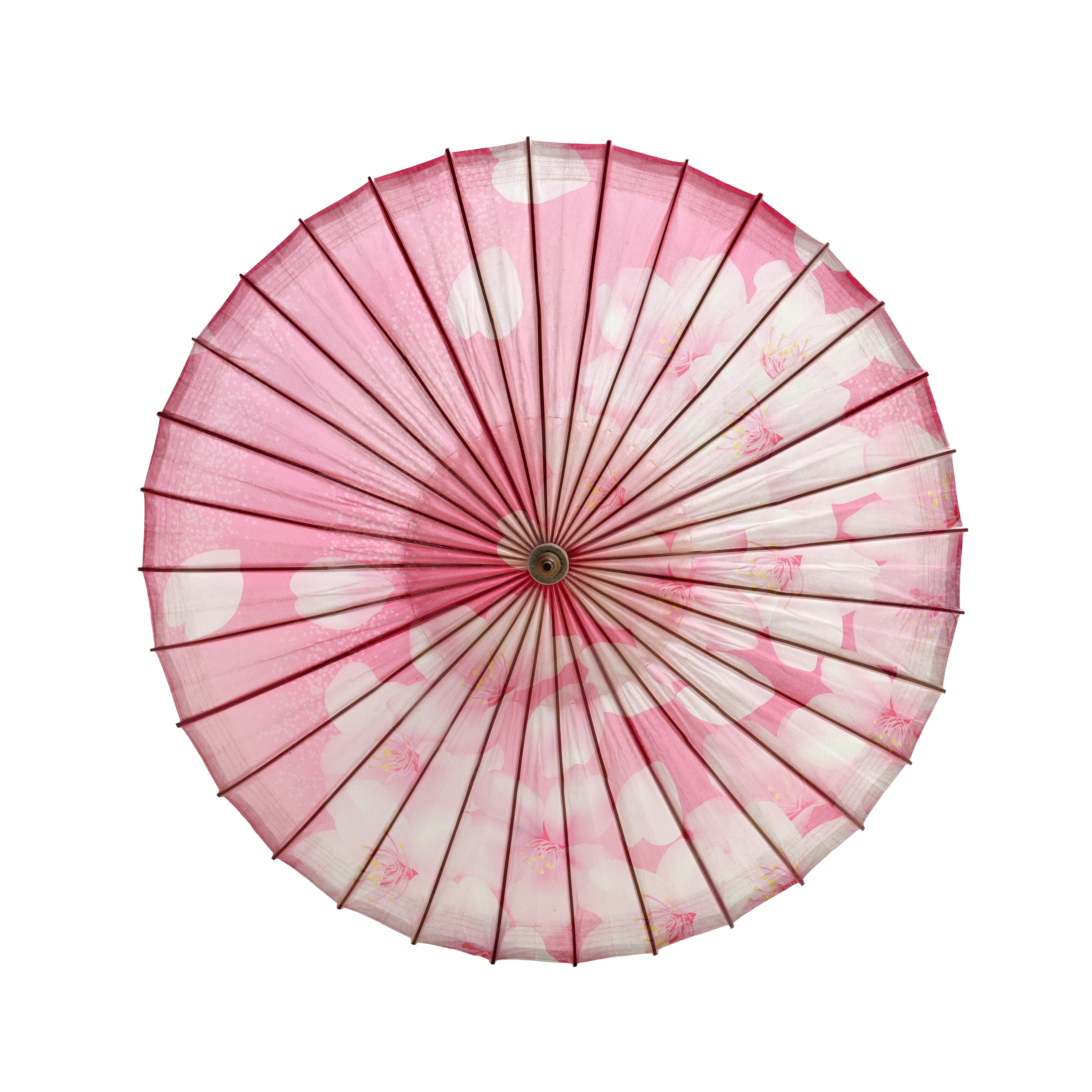 纸伞新集玉兰印花油纸满穿古风防雨实用汉服女工艺伞