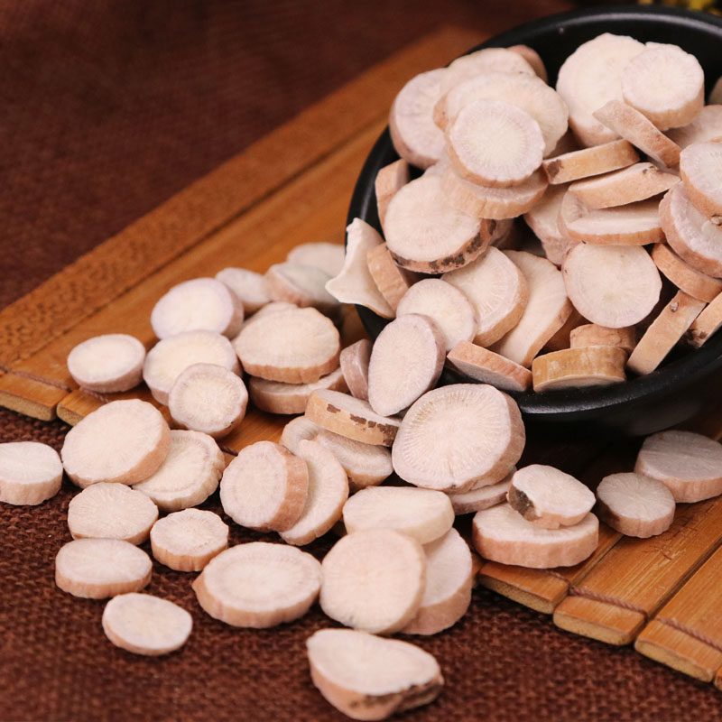 中药材 特级白芍片纯天然野生芍药茶中草药白芍粉非同仁堂 500g克