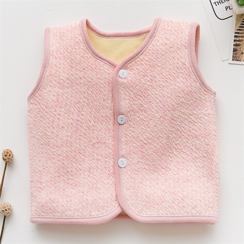 婴儿纯棉马甲保暖背心