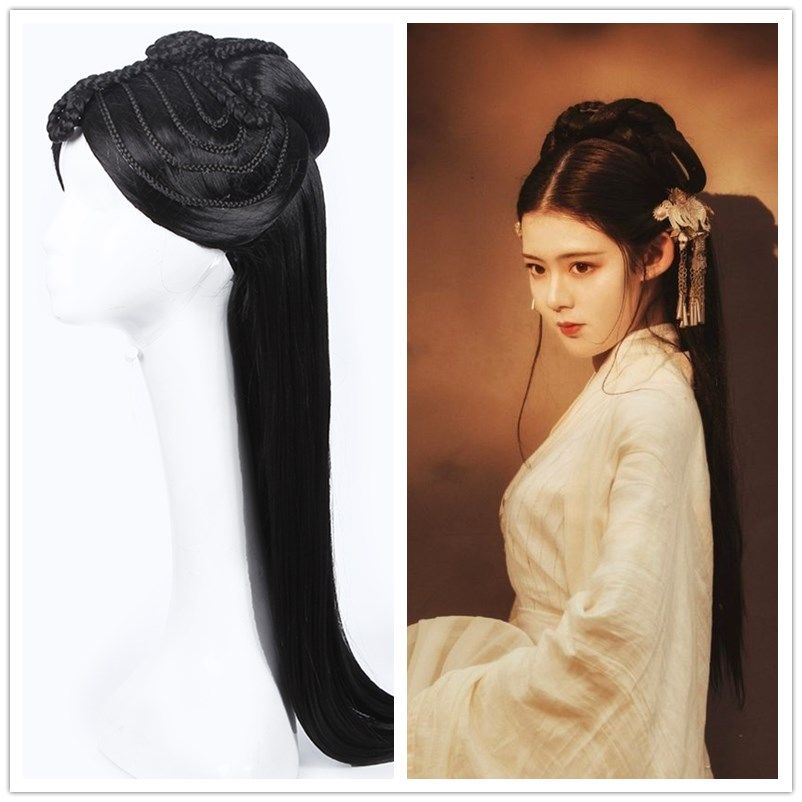 假发古装影视剧女演员同款发套全头长直公主小姐日常整顶假发