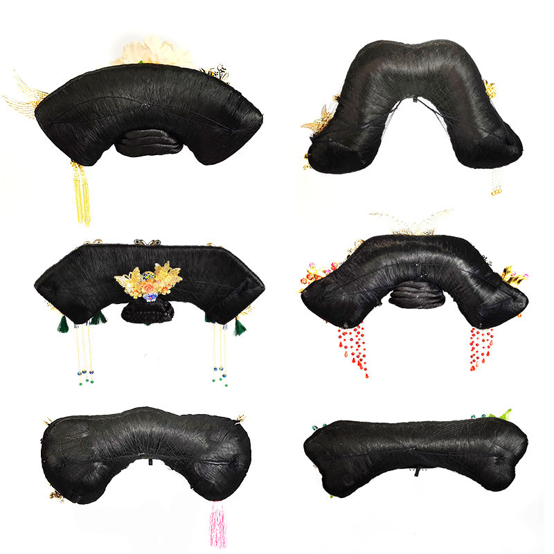 旗头古装清朝满族宫廷妃子格格如懿头饰舞台其它假发