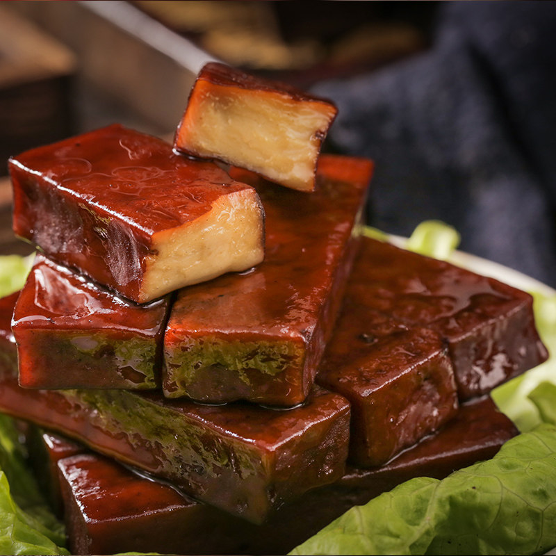 包邮老郭零食豆干南溪2袋500g豆腐干心黑四川豆腐干