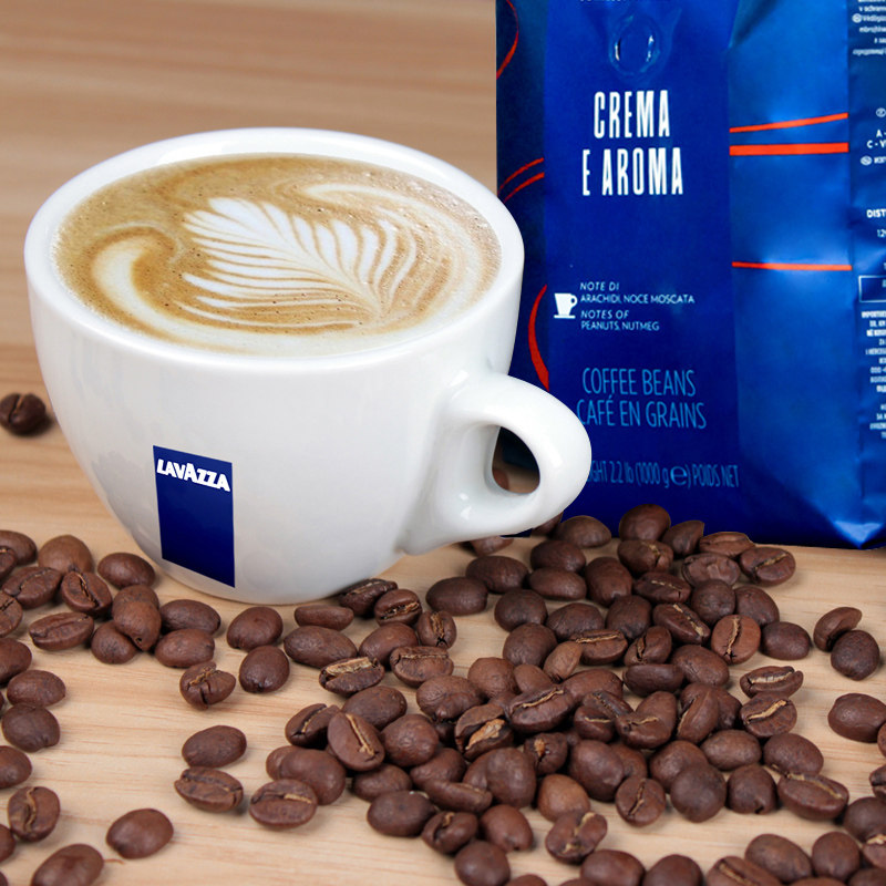 意大利进口lavazza香浓咖啡豆拉瓦萨cremaaroma意式醇香咖啡豆