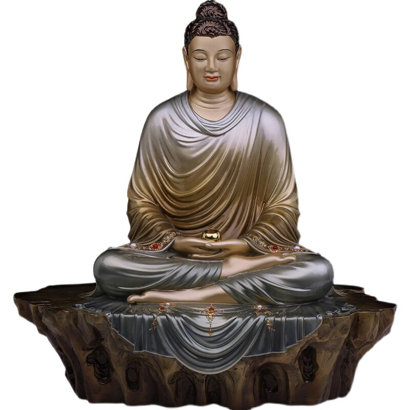 释迦牟尼佛像悟道成道说法释迦摩尼如来佛客厅工艺品摆件