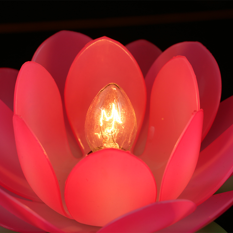花灯圆通佛具佛灯供灯佛前电灯长明灯观音莲花荷花灯
